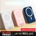 5000/10000 mAh Power Bank mágneses vezeték nélküli Powerbank 12 13 14 Pro Max külső segédakkumulátorhoz_voghion.com