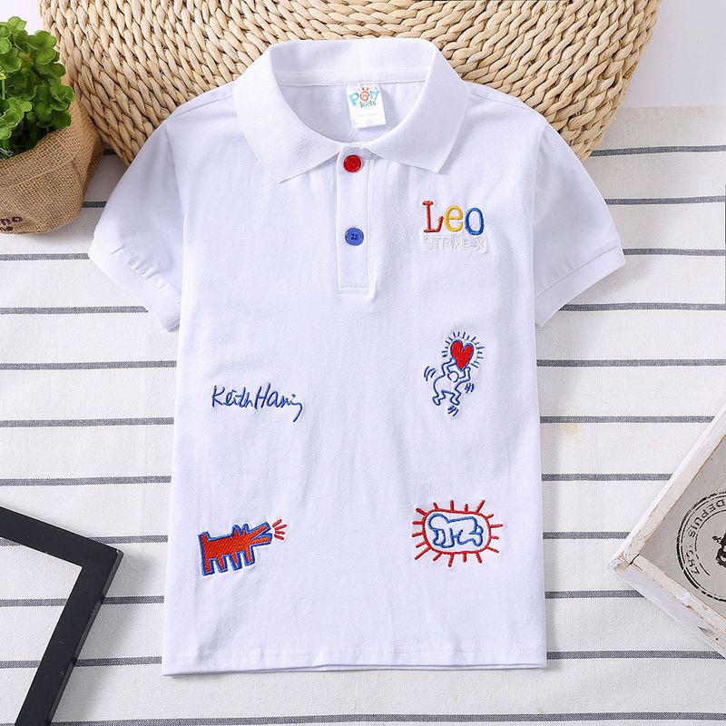 Børnetøj 2024 børneskjorte drenge toppe børnetøj babytøj børnetøj T-shirt_voghion.com
