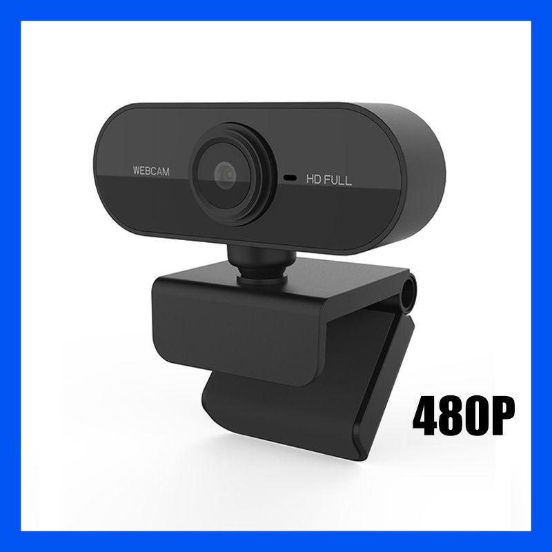Webcam externa USB HD com microfone integrado - Plug & Play para desktop, PC tudo-em-um - Ideal para aulas online, exames remotos_voghion.com