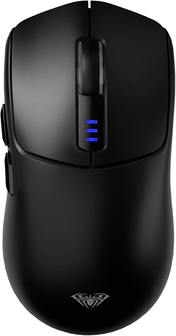 AULA SC580 Wireless Gaming Mouse, Tri-Mode 2.4G/BT5.0/USB-C Gaming Mouse, 12000 DPI Rechargeable Wireless Mouse With 6 Programmable Buttons, Ergonomic_voghion.com