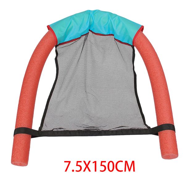 Pool-Schlinge, Netzsitz, hohle Schwammstange, schwimmend, geeignet für Kinder, Erwachsene, Anfänger, unterstütztes Üben, Wasserentspannung, Party_voghion.com