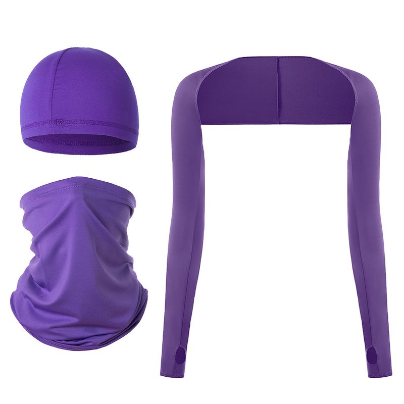 Sun Protection Shawl Sleeve Cover Multi-functional Ice Arm Guard Cross-border Cycling Mask Milk Silk Headscarf Inner_voghion.com