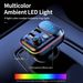 Adapter For Car, FM Radio Transmitter, Wireless 5.0, MP3 Music Player, QC3.0 + PD 20W USB Car Charger, 7 Colors LED_voghion.com