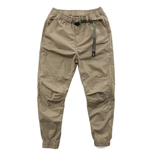 Men's Vintage Cargo Pants - Lightweight Tactical Work Pants With Multiple Pockets, Adjustable Drawstring Waist, Olive Green & Khaki_voghion.com