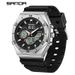 Men's Sport Digital Watch With Multifunction, Waterproof, Night Light, Stopwatch, Alarm, Dual Time, Date Display For Students And Outdoor Enthusiasts_voghion.com