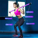 Bar Multi-Functional Fitness Stick Yoga Pilates Equipment Home Elastic Exercise Training Glute Resistance Band_voghion.com
