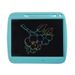 Wiederaufladbares LCD-Schreibtablett 9 Zoll – Buntes Kritzelbrett für Kinder, löschbares Zeichenpad mit One-Touch-Löschen und teilweisem Löschen_voghion.com