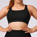 Obesity Plus Size Yoga Suit For Women's Quick Drying Pilates Running Tight Fitness Set 8047_voghion.com