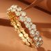 Retro temperament personality diamond multi layer bracelet fashion bracelet trendy hand jewelry_voghion.com