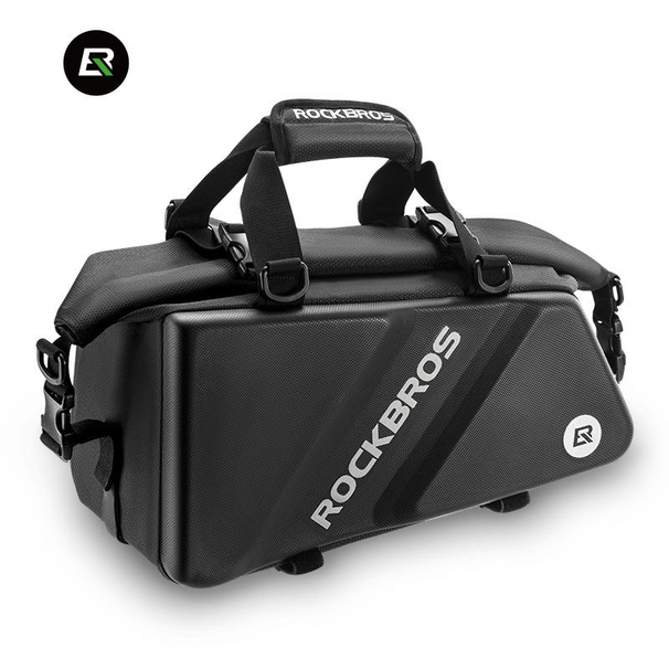 Rock Brothers Σακίδιο Ποδηλάτου με Σκληρό Κέλυφος για Ποδήλατο Βουνού και Πίσω Σέλα, Αξεσουάρ Ιππασίας_voghion.com