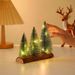 Neu Tabletop Weihnachten Baum Ornament Mini Weihnachten Baum Mit Lichter, Leucht Szene, Festliche Atmosphäre Anordnung_voghion.com
