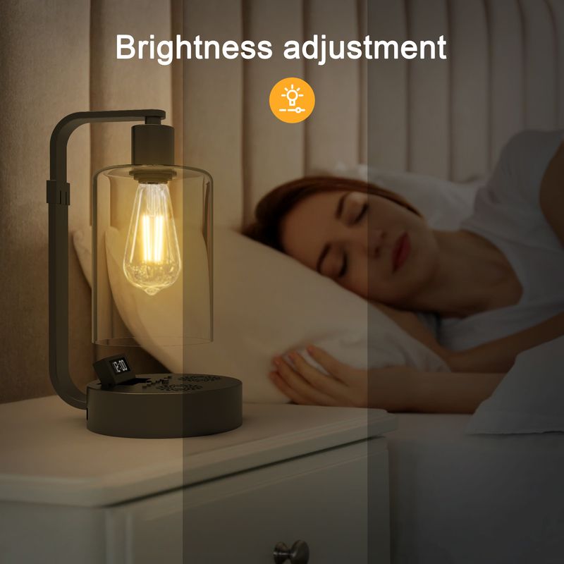 Reading Lamp Can Be Charged By USB Bluetooth Speaker Desktop Lamp Can Be Connected By Bluetooth With Timing Function_voghion.com
