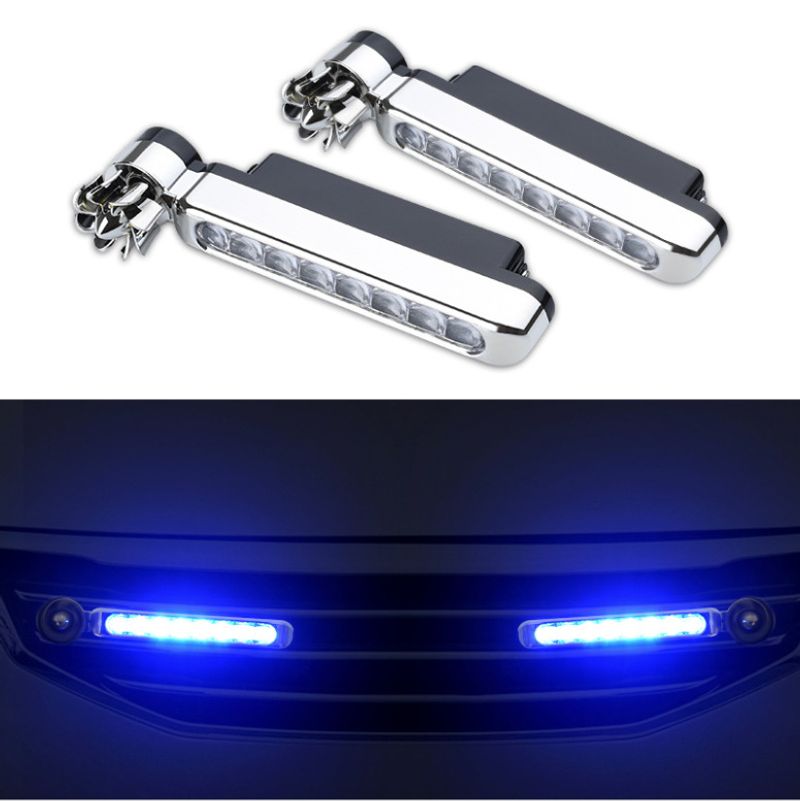 Autogrill LED Tagfahrlicht vorne Zusatzmotorrad dekorative windbetriebene Lichter, Installation frei_voghion.com