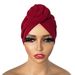 Cappelli da donna, nuovo stile, cappello etnico con fiori sabbiati, vendita calda, cappello turbante annodato a torsione tridimensionale_voghion.com