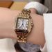 Scottie Small Square Watch Brand Roman Solid Steel Band Fashion Impermeabile_voghion.com