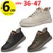 Men Booster Sneakers Chunky Elevator Shoes Height Increase Insole 6cm Man Lift Tall Leather Spring Autumn Plus Size 36-47_voghion.com