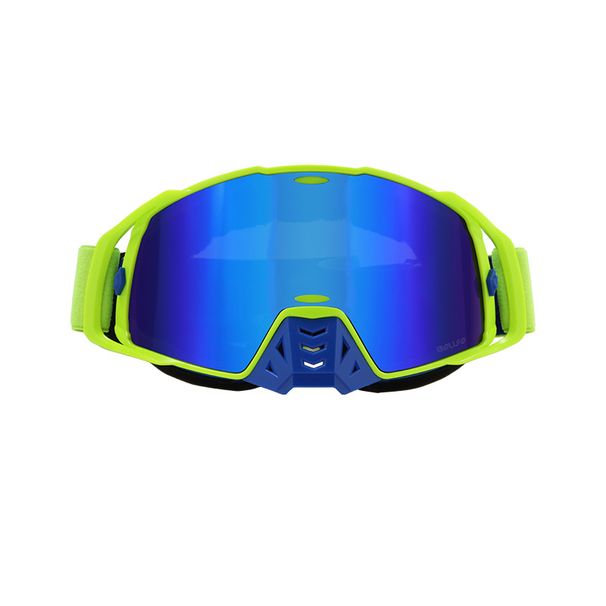 Unisex Motorcycle Windproof Goggles With Interchangeable Lenses – UV Protection, Anti-Fog, For Cycling, Skiing & Outdoor Sports_voghion.com