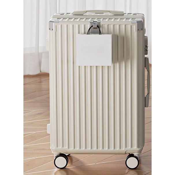 Multifunktionellt uppladdningsbart bagage, mugghållare för manlig kvinnlig student, lösenordslåda, robust och hållbart universalhjul_voghion.com