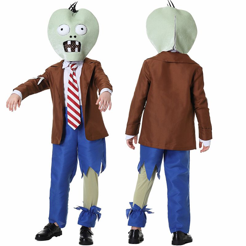 Halloween New Product Plant Zombie Cosplay Game Role Playing Performance Costume_voghion.com