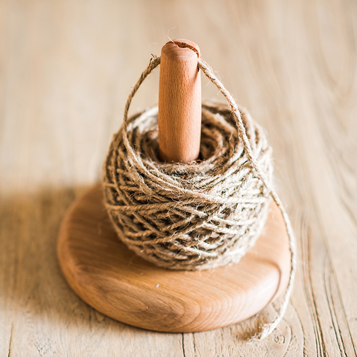 handmade solid w tissue paper roll broken rope winding holder, desktop dining kitchen_voghion.com