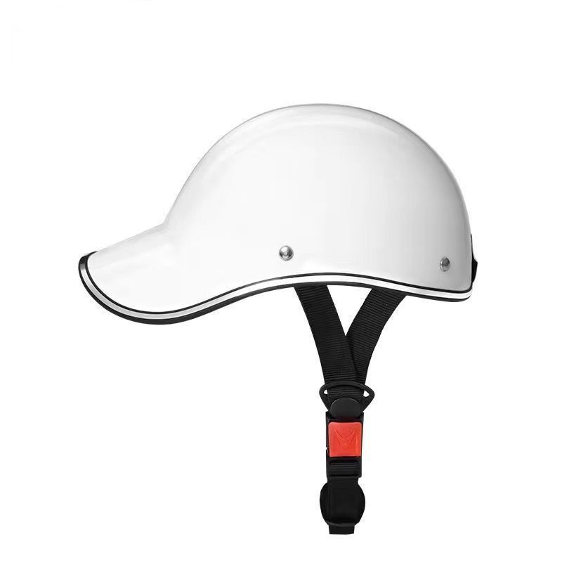 Casco tipo visera de pato para hombre, ligero y transpirable, ideal para verano, apto para bicicletas eléctricas y de paseo, casco abierto para todas las estaciones, sombrero seguro para_voghion.com