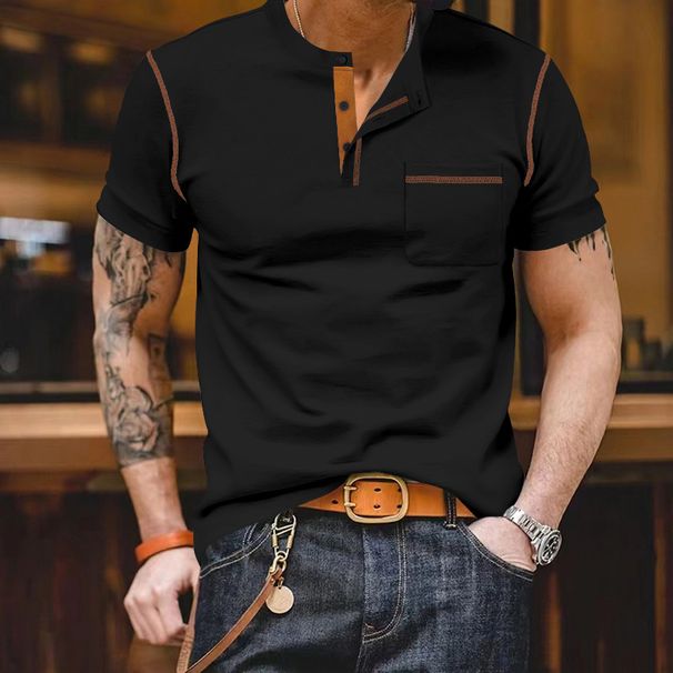 Men's Clothing Men's Short Sleeved New Summer Men's Polo Shirts Large Size Men's Tops T Shirts_voghion.com