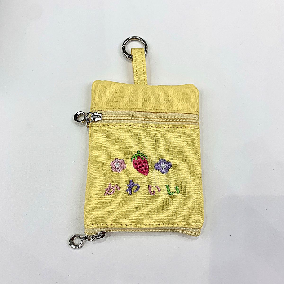 für Damen, ausziehbare Mini-Autotasche aus Stoff, Kartenhalter, multifunktionale 2-in-1-Tasche für Münzen und Schlüssel_voghion.com