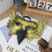 Venda imperdível Máscara de meia face de águia de PU para Halloween, maquiagem realista, bola de maquiagem, decoração de desempenho, adereços de carnaval_voghion.com