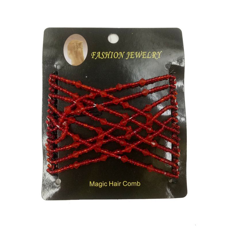 Vielseitiger Kamm zum Einsetzen von Kristallperlen, Magic Wire Disc-Gerät, Stylingkamm für Haarnetze_voghion.com