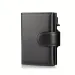 RFID Mini Mens Wallet Automatic Pop-up Card Holder With Coin Pocket 250701_voghion.com