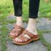 Große lässige Sandalen für Damen, einfarbig, dicke Sohle, Kreuzsandalen, Damenschuhe, Sandalen_voghion.com