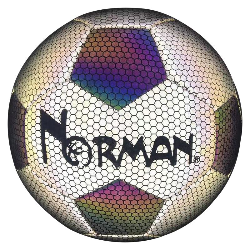 Maschinengenähte Fußbälle – Größe 5 und 4 mit reflektierenden/leuchtenden Eigenschaften für Schultraining und Spiele_voghion.com