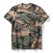 T-shirt mimetica estiva ad asciugatura rapida da uomo Outdoor Casual allentato manica corta O-Collo allenamento militare top Tees uomo Tee Shirt_voghion.com
