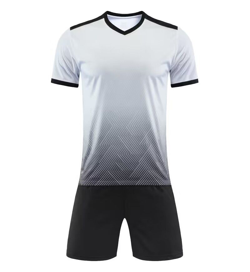 Herrenbekleidung Kurzarm-Laufsportbekleidung Trikot Wettkampffußballuniform Anzug Herren- und Damentrainingsanzug Laufschnelltrocknend_voghion.com