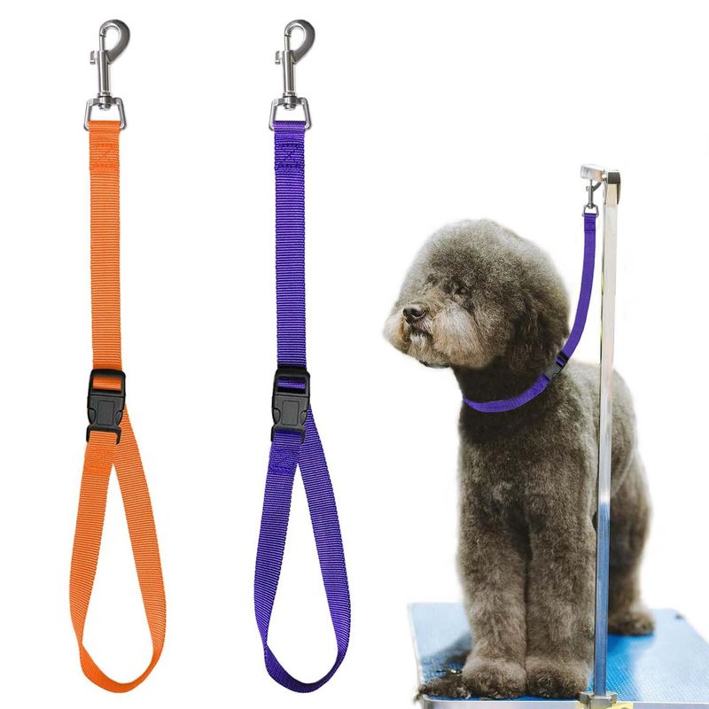Pet Loop Fixed Grooming Adjustable 2.5cm Dog Bath Safety Rope_voghion.com