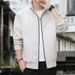 Autumn Low Price Second Edition Printed Label Running Jacket Men Stand Collar Casual Business Men's Versatile Coat_voghion.com