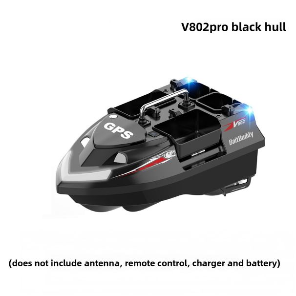 2025 New V802Pro Remote Control Nesting Boat GPS Precision Positioning Efficient Fishing Tool 4 Feed Hoppers 3KG Bait_voghion.com