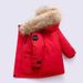 Veste d'hiver pour garçon avec col en fourrure – Manteau chaud en coton rembourré pour enfant (120-170 cm) – Noir/Blanc/Rouge/Bleu_voghion.com