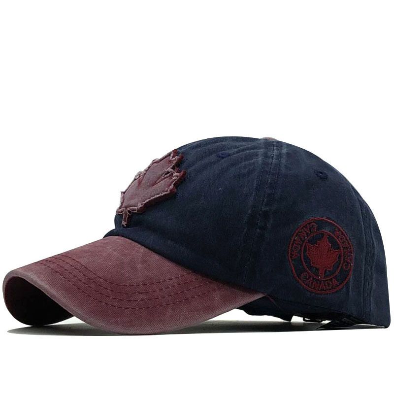 Unisex Color blocked washed retro distressed duckbill cap, versatile men's cap, women's cap, sun protection duckbill cap, sun visor cap_voghion.com