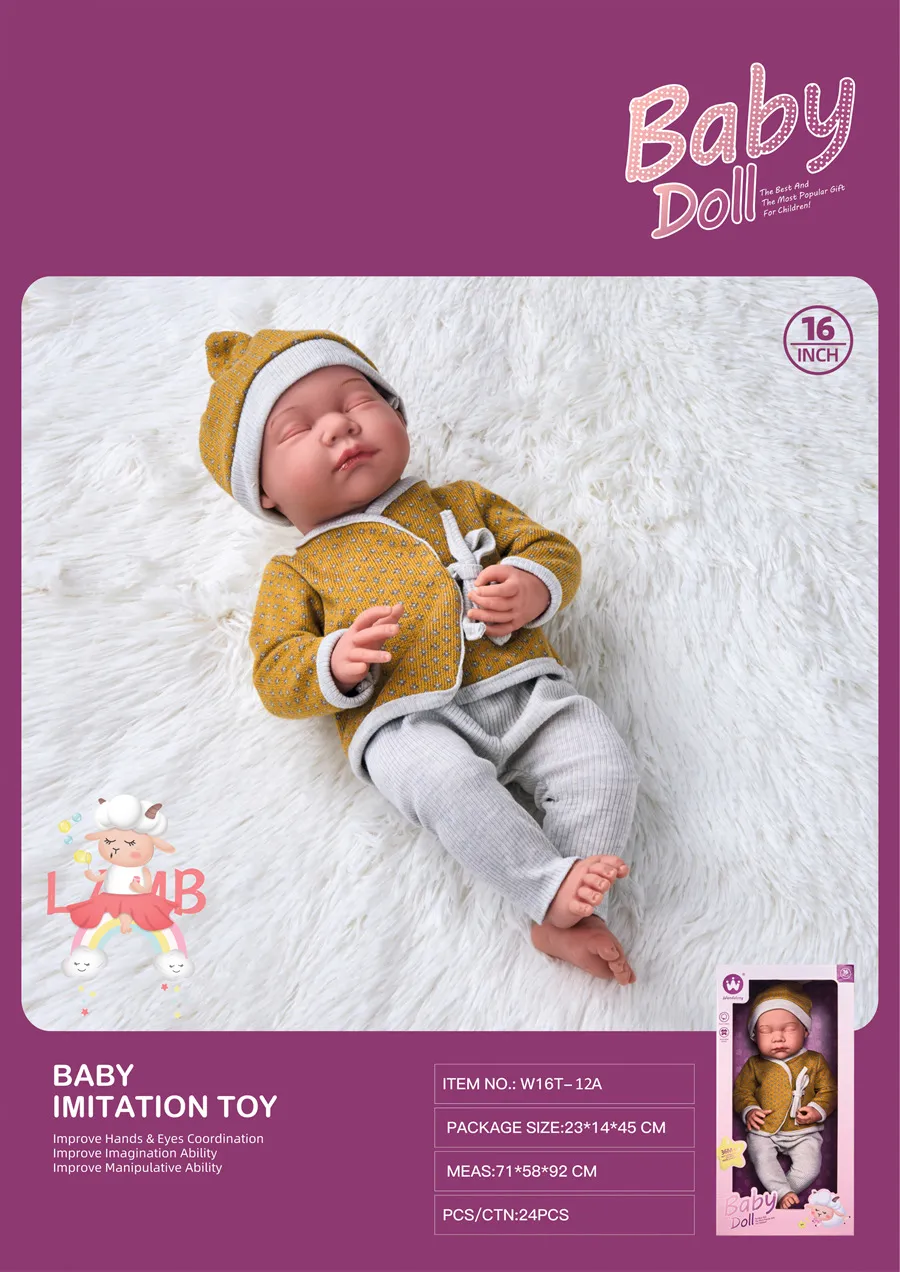 Doll cute doll baby girl toy vinyl newborn baby hand doll doll_voghion.com