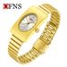 Women's Minimalist Rectangular Watch – Japanese Quartz Movement, Bamboo-Inspired Bracelet, Elegant & Lightweight_voghion.com
