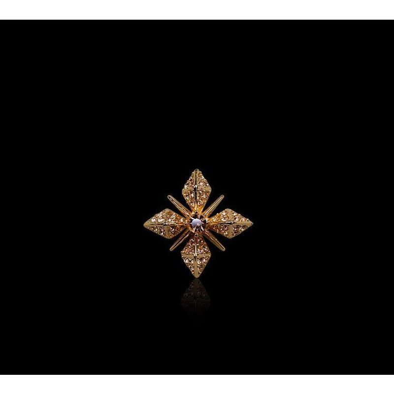 【 Exquisite 】 Japanese Korean Versions Of High-end Rhinestone Trendy Men's And Women's Shirts, Needles, Collar Buttons,_voghion.com