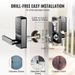 Entry With Lock Deadbolt Door 5in1 Lock Smart Fingerprint Smart Door Smart Control Keyless Lock With Bluetooth Handle Knob App_voghion.com
