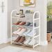 4-Layer Ladder Shaped Shoe Rack For Home Use At The Door, Dormitory, Bedroom, Storage Shoe Cabinet, Balcony, Super Large Space Saving_voghion.com