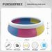 Pursuefree Three-Color Round Outdoor Large Inflatable Children's Foldable Swimming Pool_voghion.com