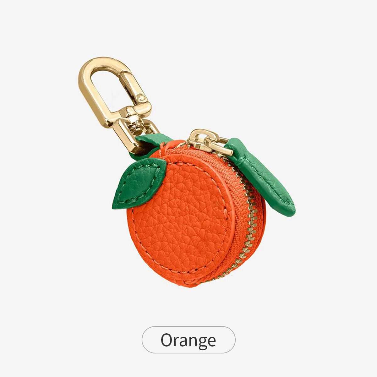 Portachiavi alla moda a forma di mini frutta - Grazioso portachiavi in PU con mirtilli, arance e ciliegie per ragazze, stile dolce e fresco, regalo perfetto per le migliori amiche_voghion.com