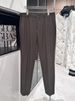Pantaloni casual marroni Baijiahao con elastico in vita, vestibilità migliore! Il tessuto cade in modo fluido e confortevole, foderato in pile._voghion.com