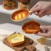 Bread-Shaped Ceramic Household Flavor Cute Small Soy Sauce Seasoning Vinegar Dish Hot Pot Dipping Bowl_voghion.com