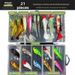 Zestaw wędkarski Zestaw przynęt All Water Layer Box Uniwersalny dla początkujących Spinner Soft Bait_voghion.com