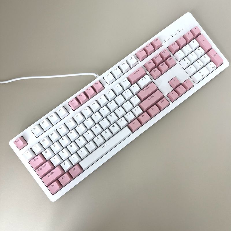 Klawiatura mechaniczna X104, niebiesko-czarno-brązowo-czerwona, przełącznik, komputer stacjonarny, laptop, biuro, przewodowa, peryferyjna_voghion.com